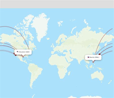 flights iah to manila.